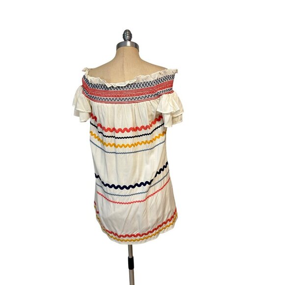 Red Carter Women's Marilyn Dress Ivory Multi Medium - Picture 5 of 7